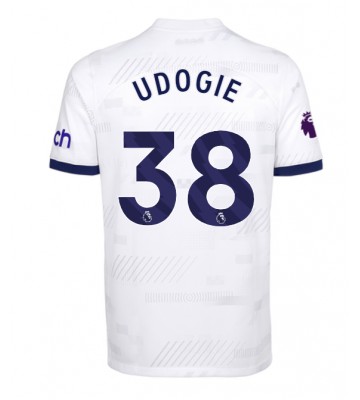 Tottenham Hotspur Destiny Udogie #38 Replika Hjemmebanetrøje 2023-24 Kortærmet